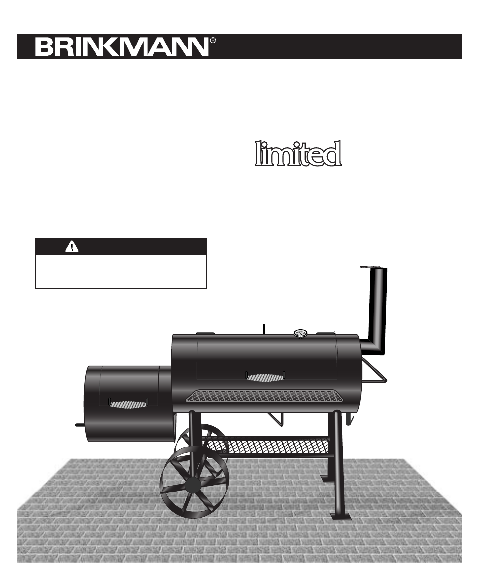 Brinkmann 810-7080-k Smoker User Manual